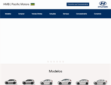 Tablet Screenshot of pacificmotors.com.br